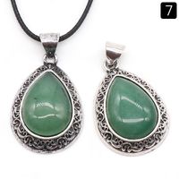 Retro Water Droplets Crystal Agate Wholesale Charms sku image 7