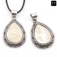 Retro Water Droplets Crystal Agate Wholesale Charms sku image 11
