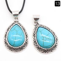 Retro Water Droplets Crystal Agate Wholesale Charms sku image 13