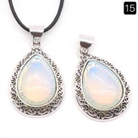 Retro Water Droplets Crystal Agate Wholesale Charms sku image 15