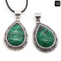 Retro Water Droplets Crystal Agate Wholesale Charms sku image 16