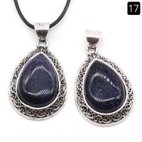 Retro Water Droplets Crystal Agate Wholesale Charms sku image 17