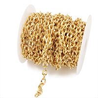 1 Piece Wire Diameter 2.2mm Chain Width 7.5mm 1 M Long Stainless Steel Lips Chain main image 4
