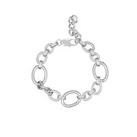 Retro Roman Style Geometric Stainless Steel Plating Bracelets Necklace sku image 1