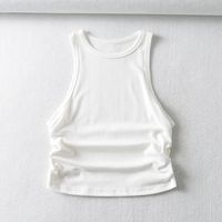 Women's Vest Tank Tops Casual Simple Style Solid Color main image 3