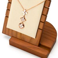 Wholesale Jewelry Basic Retro Geometric Solid Wood Jewelry Rack main image 3