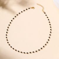 Vintage Style Simple Style Solid Color Alloy Women's Necklace main image 4