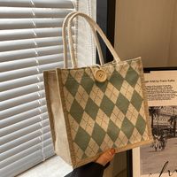Frau Alle Jahreszeiten Segeltuch Vintage-stil Handtasche sku image 2