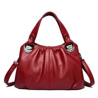 Women's All Seasons Pu Leather Ruched Bag sku image 2