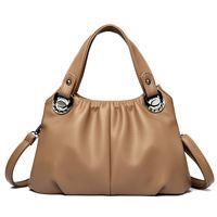 Femmes Toutes Les Saisons Faux Cuir Sac Froncé main image 5