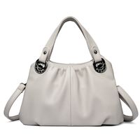 Women's All Seasons Pu Leather Ruched Bag sku image 3