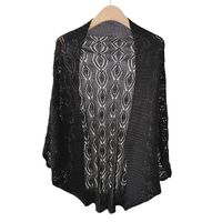 Women's Sweet Solid Color Knit Shawl main image 3