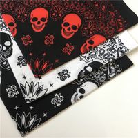 Unisex Punk Skull Cotton Printing Kerchief main image 1