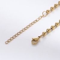 Simple Style Round Stainless Steel 18K Gold Plated Bracelets In Bulk main image 8