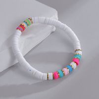 Wholesale Jewelry Elegant Simple Style Solid Color Soft Clay Beaded Bracelets sku image 1