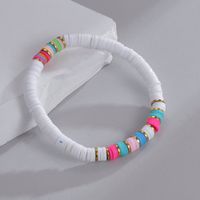 Bijoux En Gros Élégant Style Simple Couleur Unie Argile Molle Perlé Bracelets sku image 1