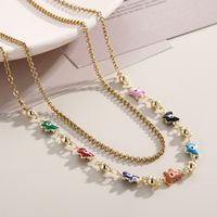 Stainless Steel 18K Gold Plated Commute Plating Pearl Pendant Necklace main image 1