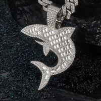Hip-hop Exaggerated Rock Letter Emoji Face Alloy Plating Inlay Rhinestones Gold Plated Unisex Pendant Necklace main image 9