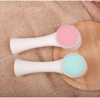 Double-sided Silicone Cleansing Makeup Remover Face Brush main image 1