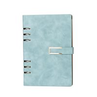 1 Piece Solid Color School Paper Business Retro Loose Spiral Notebook main image 3