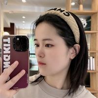 Women's Simple Style Letter Cloth Braid Hair Band main image 2