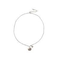 Style Simple Rond Le Cuivre Placage Incruster Perle Plaqué Or Pendentif main image 3