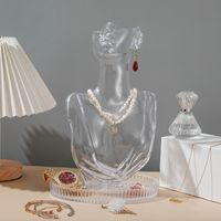 Wholesale Jewelry Simple Style Portrait Plastic Injection Molding Jewelry Rack main image 5