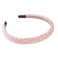 Simple Style Solid Color Rhinestone Inlay Crystal Hair Band main image 5
