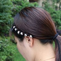 Casual Plaid Skull Alloy Plating Party Headpieces main image 4
