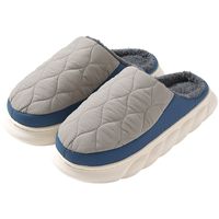 Unisex Casual Color Block Round Toe Cotton Slippers main image 3