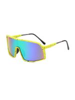 Casual Streetwear Colorful Pc Sport Biker Full Frame Glasses sku image 2