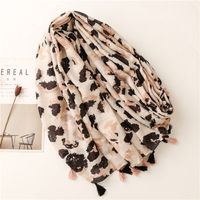 Women's Sexy Leopard Polyester Silk Scarf main image 4