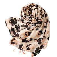 Women's Sexy Leopard Polyester Silk Scarf main image 5