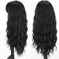 Women's Sweet Masquerade Street High Temperature Wire Bangs Long Curly Hair Wigs main image 4