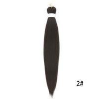 Unisex Simple Style Street Low Temperature Wire Long Straight Hair Wigs sku image 3