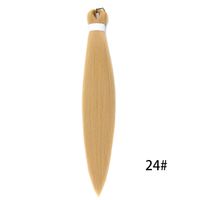 Unisex Simple Style Street Low Temperature Wire Long Straight Hair Wigs sku image 7