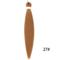 Unisex Simple Style Street Low Temperature Wire Long Straight Hair Wigs sku image 8