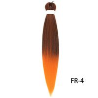 Unisex Simple Style Street Low Temperature Wire Long Straight Hair Wigs sku image 23