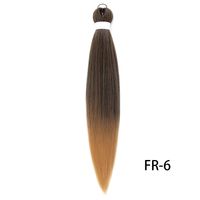 Unisex Simple Style Street Low Temperature Wire Long Straight Hair Wigs sku image 25