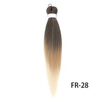 Unisex Simple Style Street Low Temperature Wire Long Straight Hair Wigs sku image 47