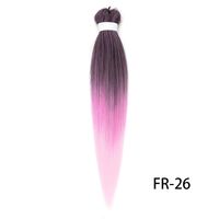 Unisex Simple Style Street Low Temperature Wire Long Straight Hair Wigs sku image 45