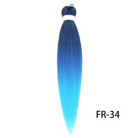 Unisex Simple Style Street Low Temperature Wire Long Straight Hair Wigs sku image 53