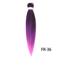 Unisex Simple Style Street Low Temperature Wire Long Straight Hair Wigs sku image 55