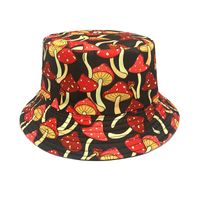 Unisex Cartoon Style Mushroom Wide Eaves Bucket Hat sku image 49