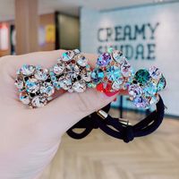 Women's Sweet Bow Knot Rhinestone Hair Tie main image 3