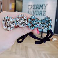 Women's Sweet Bow Knot Rhinestone Hair Tie main image 4