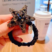 Modern Style Star Rhinestone Hair Tie sku image 2