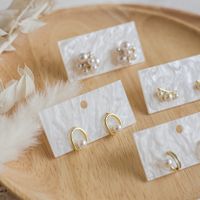 Wholesale Jewelry Nordic Style Solid Color Arylic Jewelry Rack main image 1