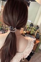 Simple Style Solid Color Arylic Hair Tie main image 2