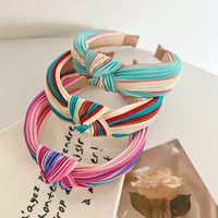 Moderner Stil Mehrfarbig Tuch Handgemacht Haarband main image 1